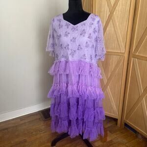 Ivy City co Purple Ombre Dress